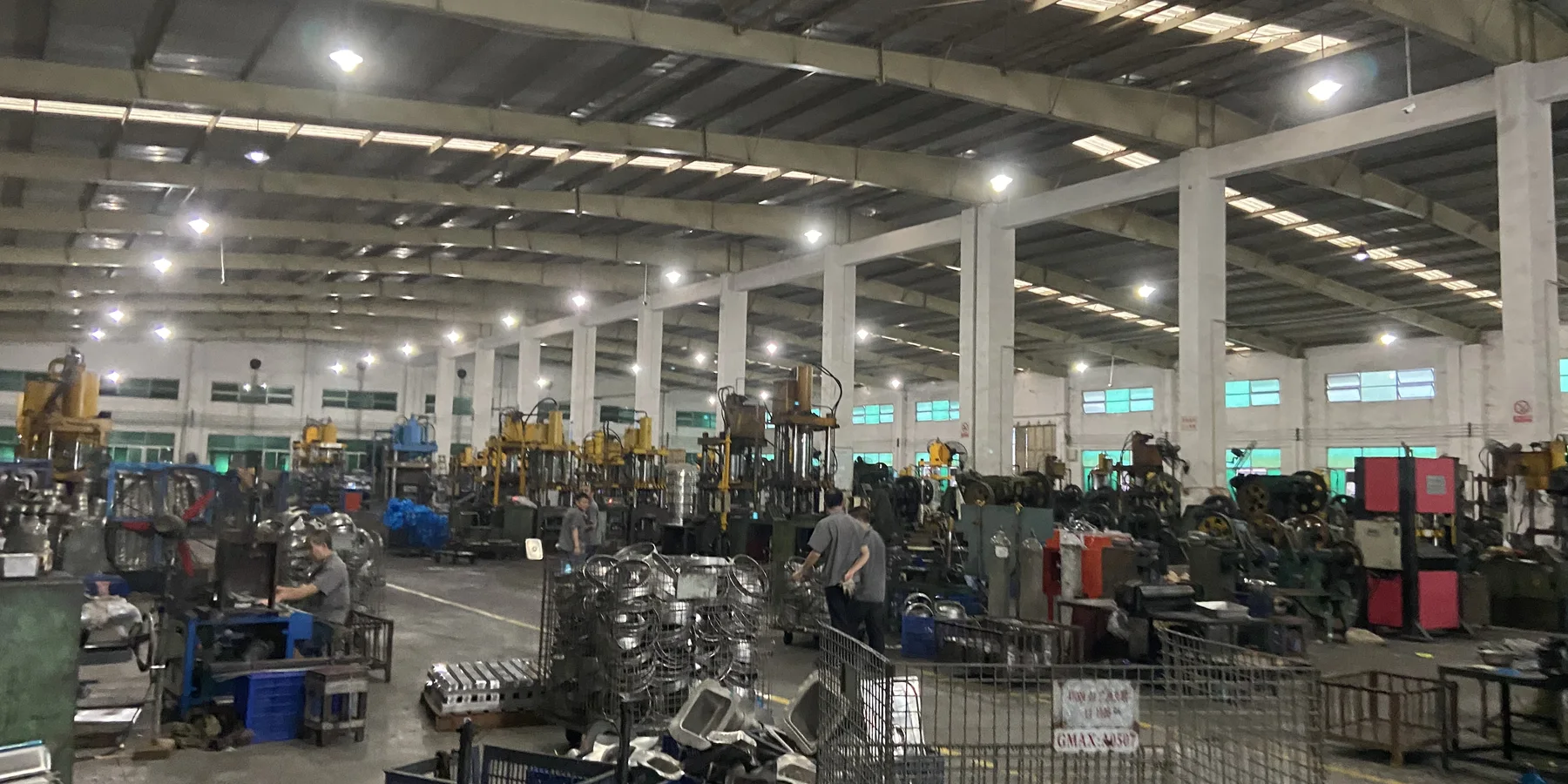 Stainless steel production workshop