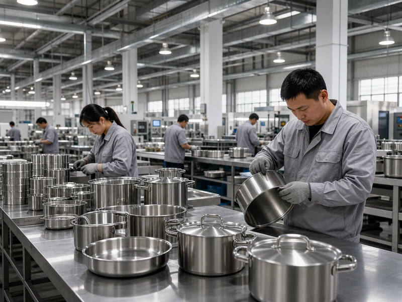 Yorkers factory workshop with modern stainless steel production equipment