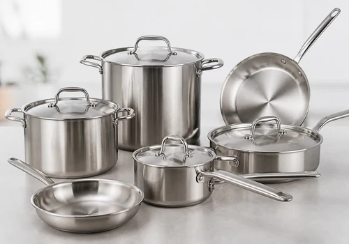 Stainless steel kitchenware collection