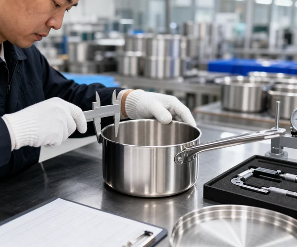 Quality control inspection of stainless steel products