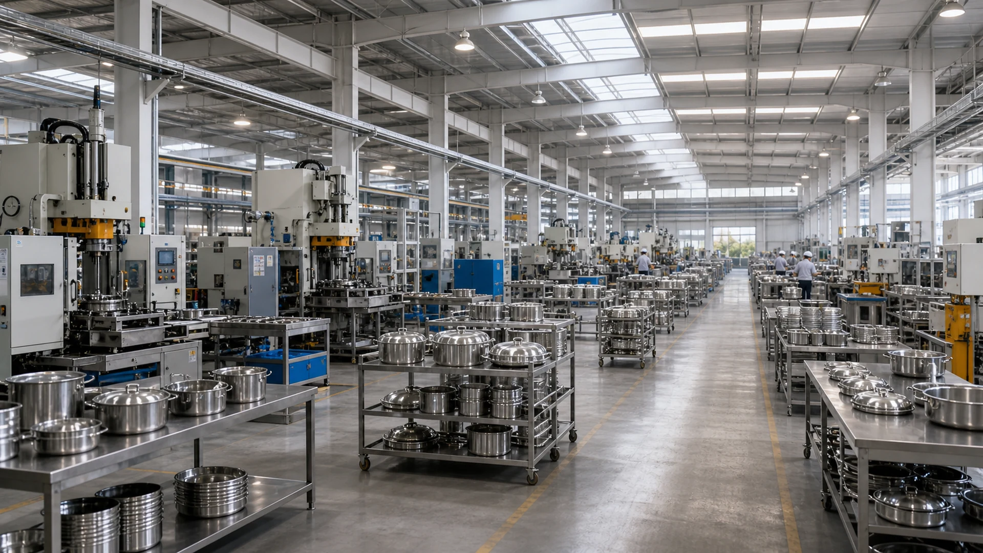 Stainless steel manufacturing workshop