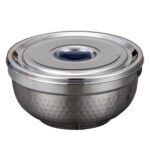 304 Stainless Steel Double-Wall Color Bowl with Lid view 7