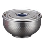 304 Stainless Steel Double-Wall Color Bowl with Lid view 8