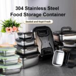 304 Stainless Steel Food Storage Container Collection view 2