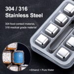 304 Stainless Steel Ice Cubes view 3