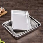 304 Stainless Steel Japanese Square Serving Plate view 8