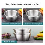 304 Stainless Steel Korean Multipurpose Bowl Set view 4
