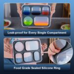304 Stainless Steel Leak-Proof Compartment Food Tray view 4