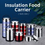 304 Stainless Steel Multi-Layer Insulated Food Carrier view 2