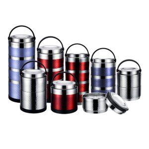 304 Stainless Steel Multi-Layer Insulated Food Carrier — stainless steel product by Yorkers International