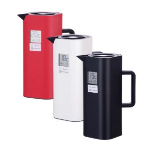 304 Stainless Steel Vacuum Flask with Thermometer — stainless steel product by Yorkers International
