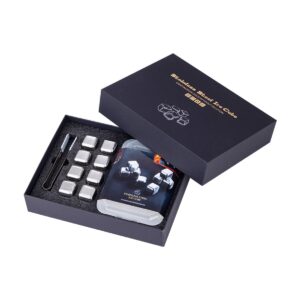 304 Stainless Steel Whiskey Stone Gift Set — stainless steel product by Yorkers International
