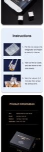 Stainless Steel Ice Cube Gift Set