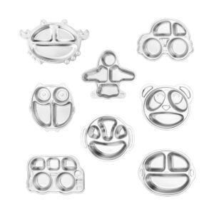 Stainless Steel Kids Food Tray — stainless steel product by Yorkers International