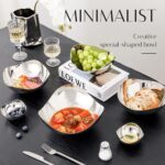 Stainless Steel Special-Shaped Bowl - Mirror Polish view 2