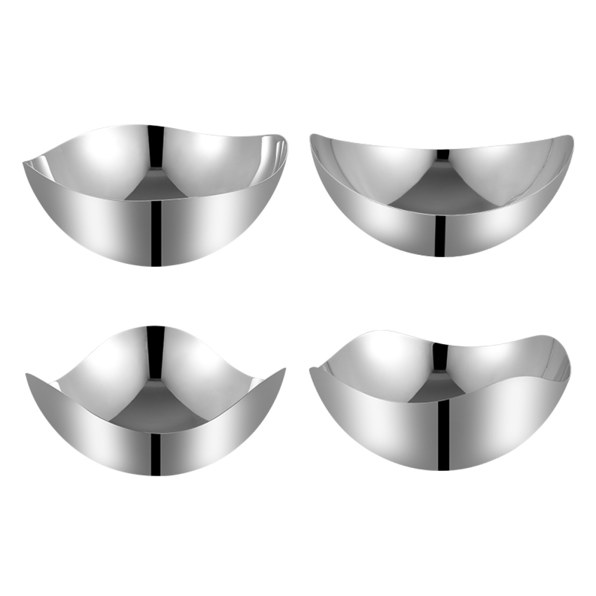 Stainless Steel Special-Shaped Bowl - Mirror Polish