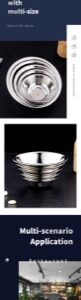 Stainless Steel Food Preparation Bowl