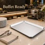 304 Japanese Square Stainless Steel Tray view 3