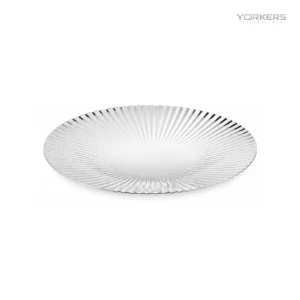 304 Round Ribbed Fruit Dessert Plate