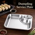 304 Stainless Steel Dumpling Plate view 2