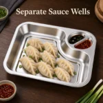 304 Stainless Steel Dumpling Plate view 5