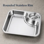 304 Stainless Steel Dumpling Plate view 6