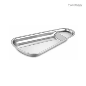 Stainless Steel Fan-Shaped Tong Rest Tray