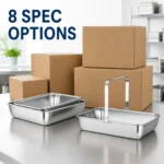 Stainless Steel Hotel Towel Tray view 7
