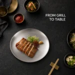 Stainless Steel Korean BBQ Plate view 3
