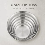 Stainless Steel Korean BBQ Plate view 4