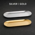 Stainless Steel Korean Oval Serving Tray view 5