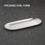 Stainless Steel Korean Oval Serving Tray view 6