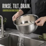 Stainless Steel Second-Generation Three-Plane Sloped-Bottom Draining Bowl view 3