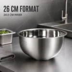 Stainless Steel Second-Generation Three-Plane Sloped-Bottom Draining Bowl view 4