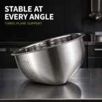 Stainless Steel Second-Generation Three-Plane Sloped-Bottom Draining Bowl view 7