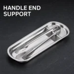 Stainless Steel Square Tong Rest Tray view 5