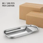 Stainless Steel Square Tong Rest Tray view 7