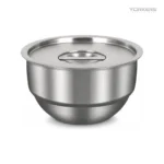 SUS 304 American-Style Steamed Egg Bowl with Lid view 1