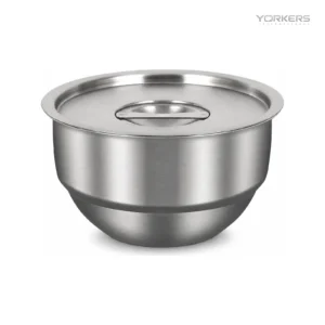 SUS 304 American-Style Steamed Egg Bowl with Lid — stainless steel product by Yorkers International