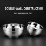SUS 304 Double-Wall Platinum Bowl view 6