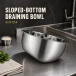 SUS 304 First-Generation Sloped-Bottom Draining Bowl view 2