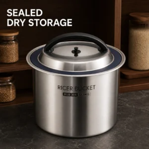SUS 304 Storage Buckets: A Professional Pantry Guide
