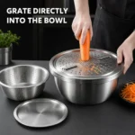 SUS 304 Grater Lid Mixing Bowl Set view 5