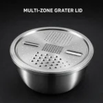 SUS 304 Grater Lid Mixing Bowl Set view 6