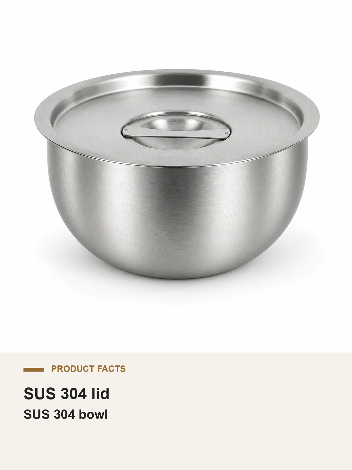 SUS 304 Korean-style steamed egg bowl detail 2