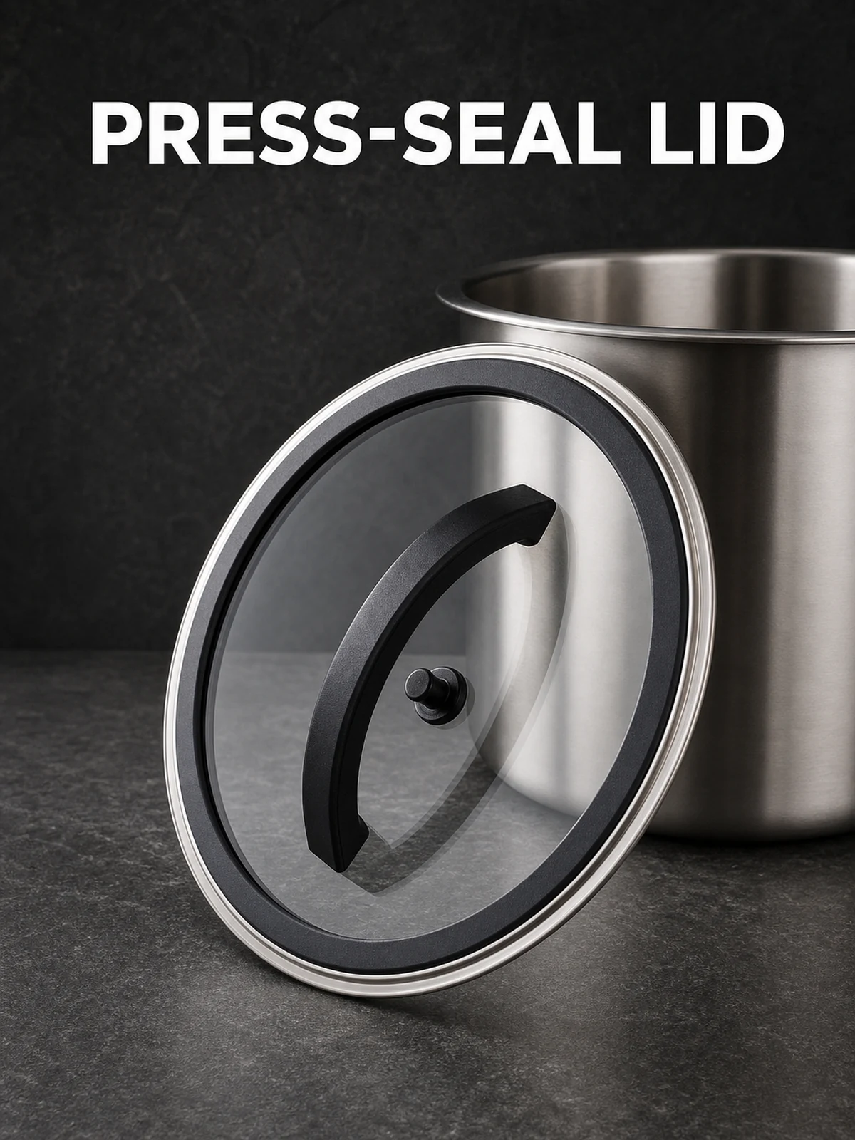 Press-seal lid structure
