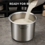 SUS 304 Press-Seal Rice Storage Bucket view 3