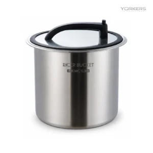 SUS 304 Second-Generation Press-Valve Storage Bucket — stainless steel product by Yorkers International