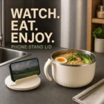SUS 304 Stainless Steel Instant Noodle Bowl with Lid view 5