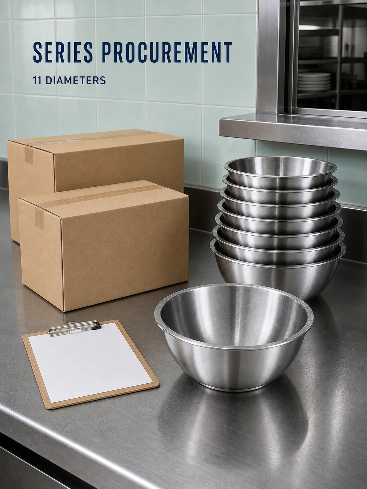 Eleven-size Korean bowl series with bulk cartons